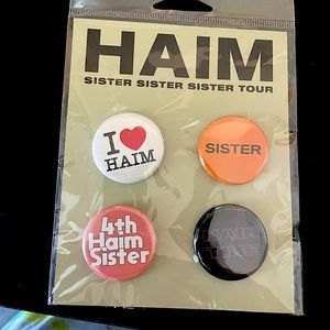 Haim Sister Sister Sister Tour Pins